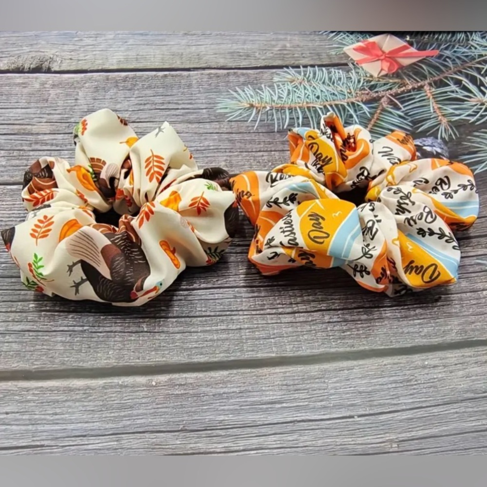 Thanksgiving Hair Ties NWOT